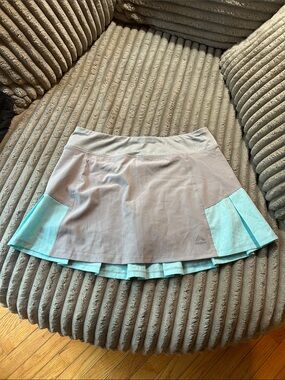 RBX Two-Tone Gray and Aqua Skirt
